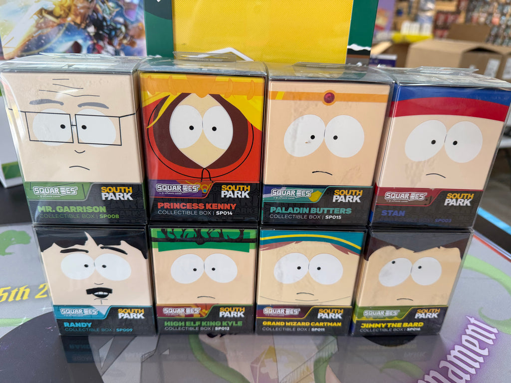 55 - South Park Deck Box Holder and 8 Squaroes