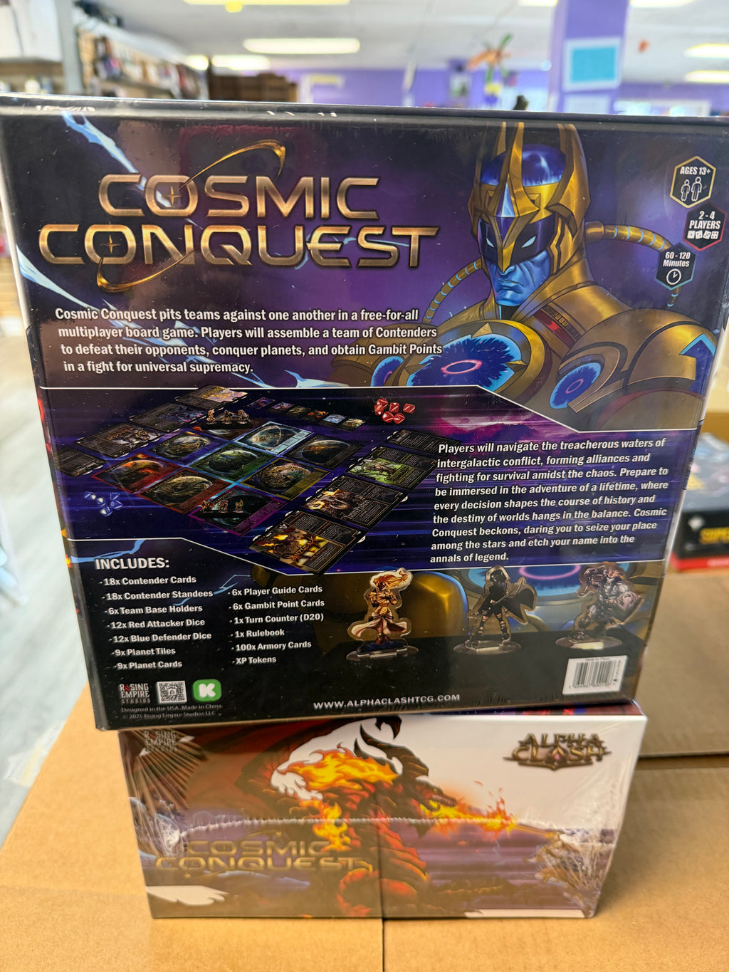 18 - Alpha Clash - Cosmic Conquest Board Game