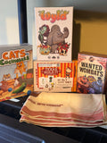 23 - GAME LOT - Wyld, Cats and Cucumbers, Texas Hold it, Wanted Wombats