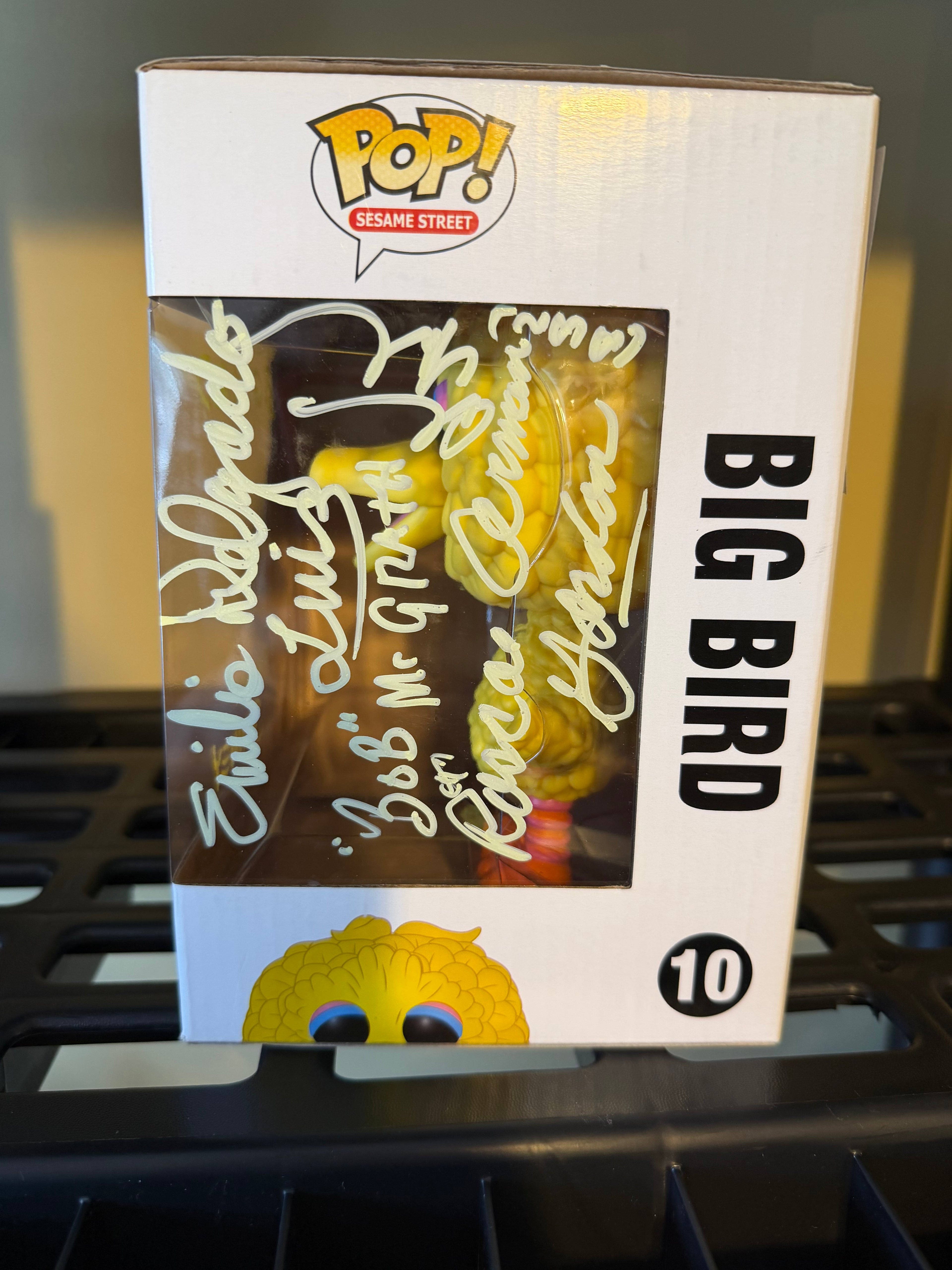 24 - Autographed Big Bird Funko Pop