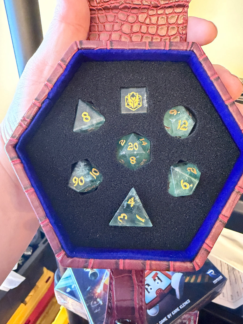 36 -  RPG STARTER KIT and Gem Stone Dice