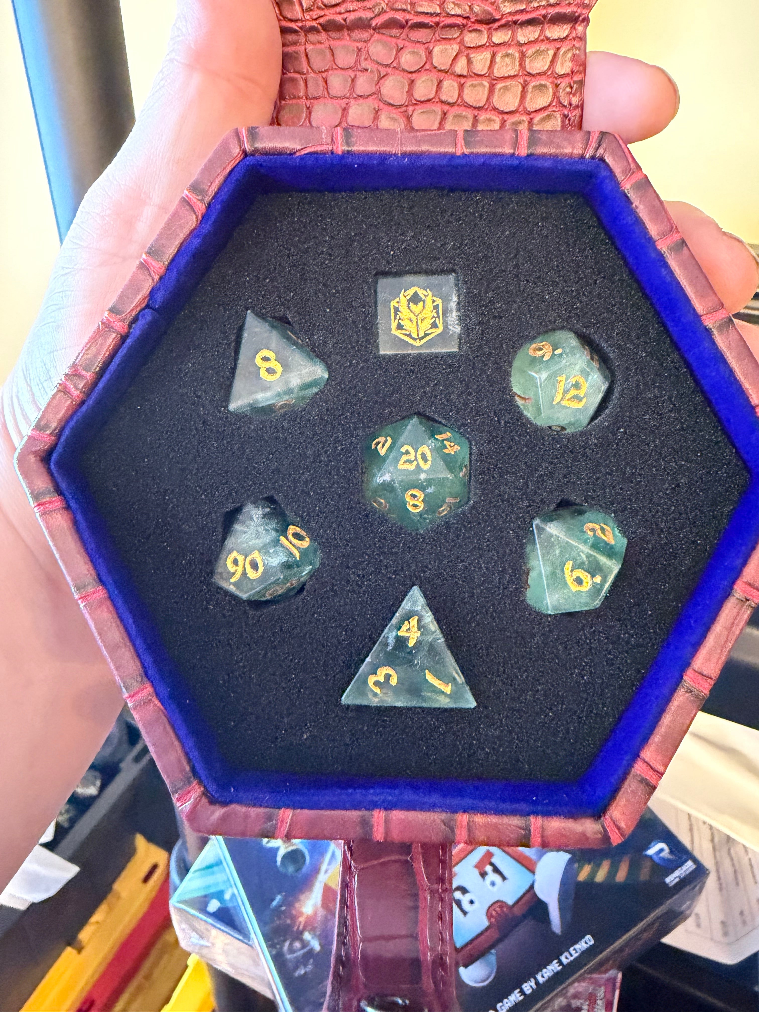 36 -  RPG STARTER KIT and Gem Stone Dice