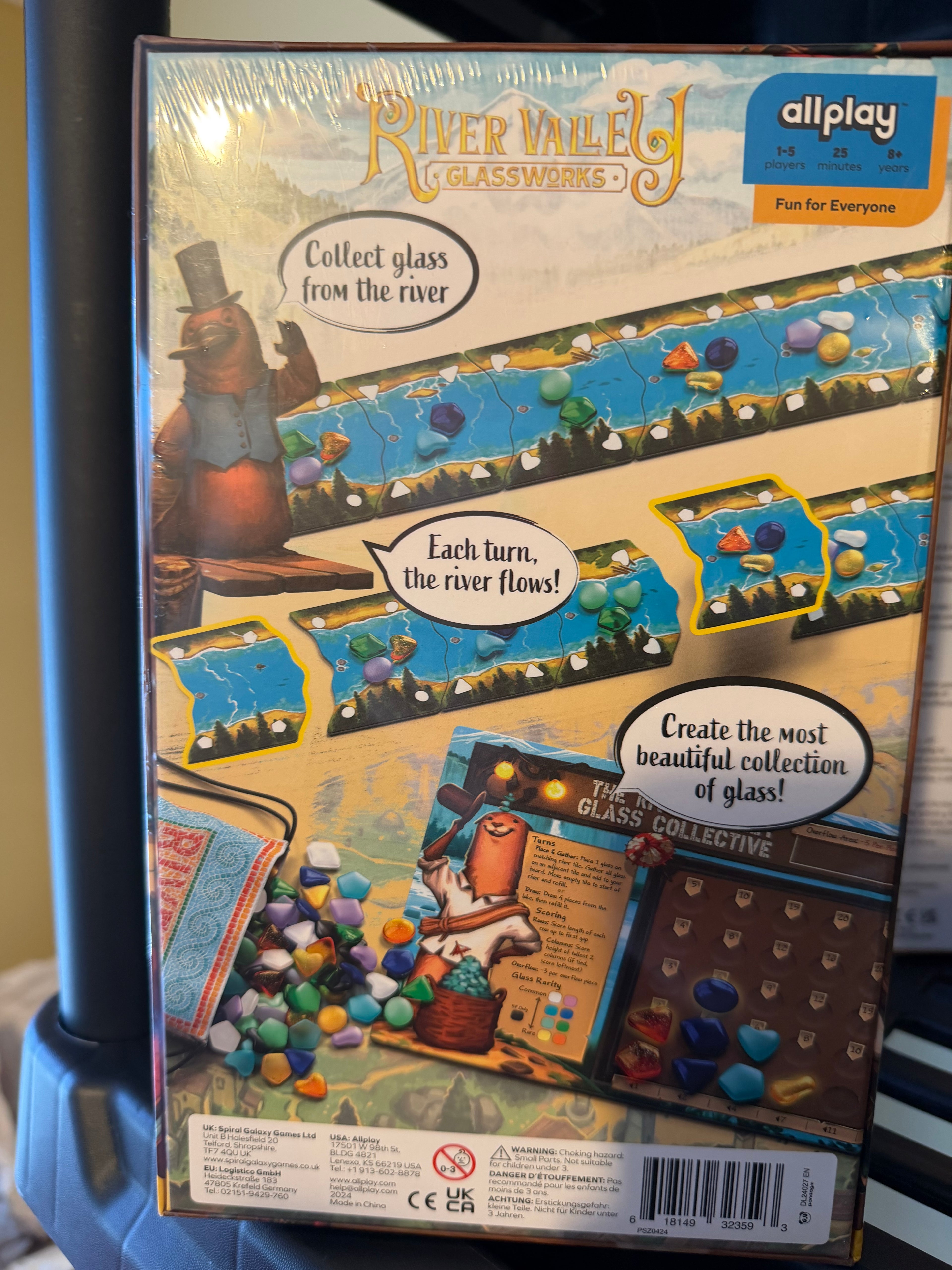 45 - Board Game Lot - Cookie Party/Rivervalley Glass Works