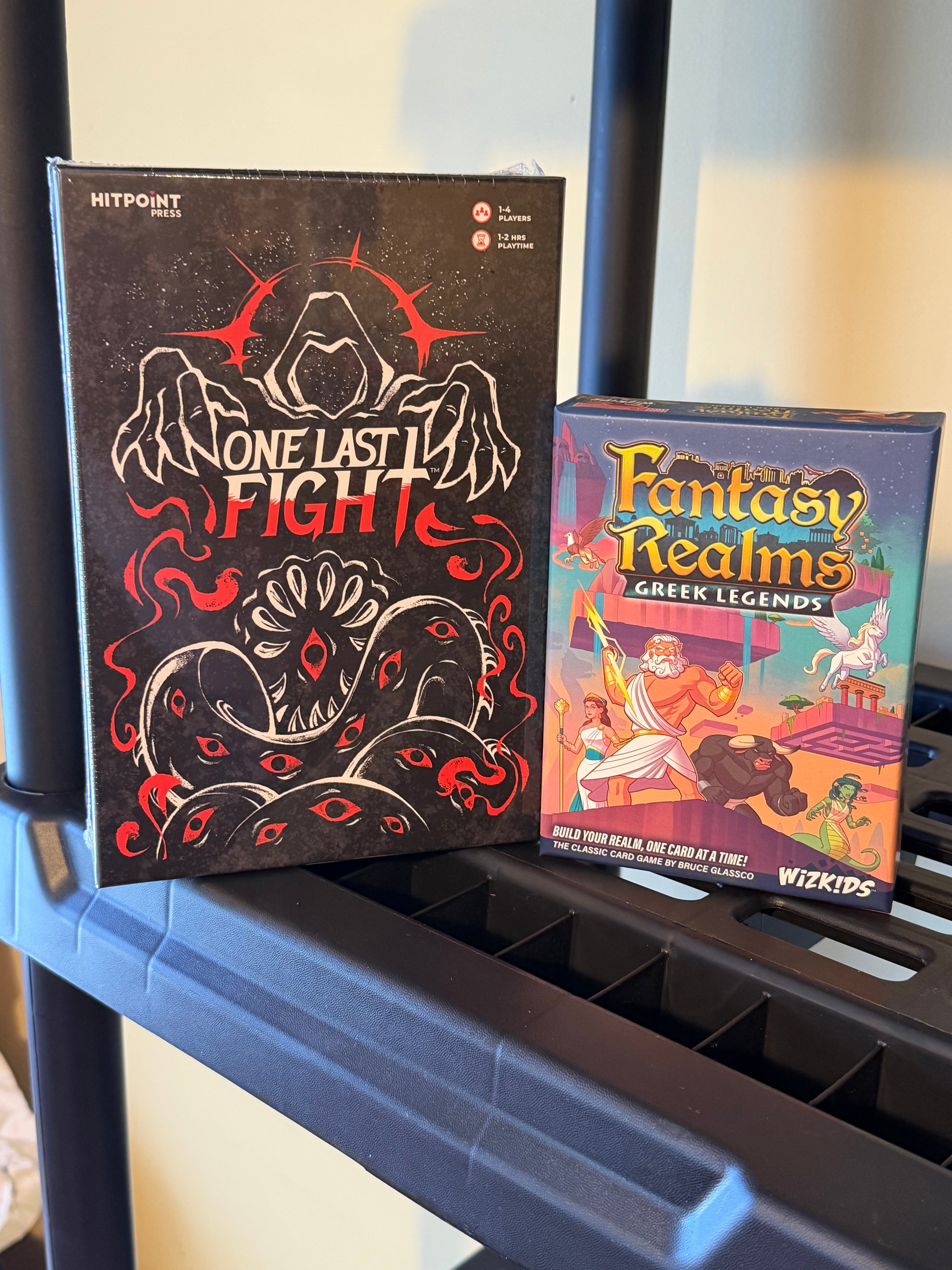 47 - Board Game Lot - One Last Fight/Fantasy Realms
